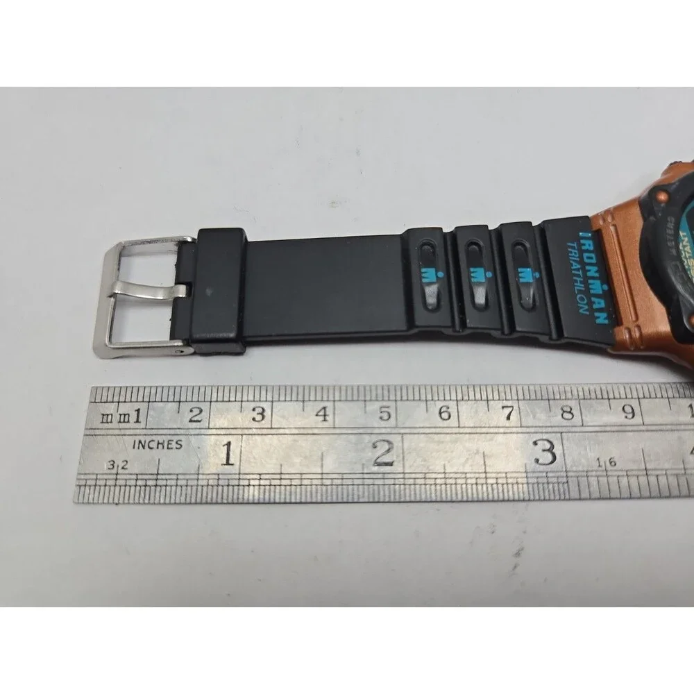 Vintage 1995 Timex Ironman Copper Digital 8Lap Watch Indiglo New Battery -  Read